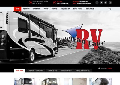 Sylvan Lake RV – Website Design