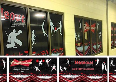 The Hideout – Window Graphics