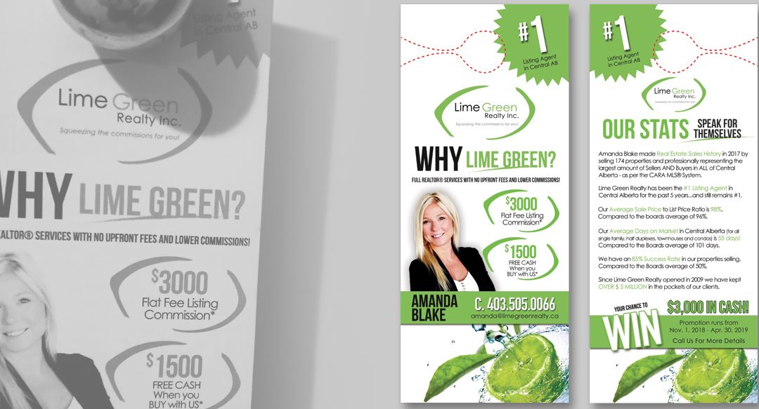 Lime Green Realty Inc. Door Hanger