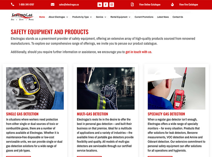 Web Design | Electrogas