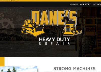 Dane’s Heavy Duty Repairs – Website Design