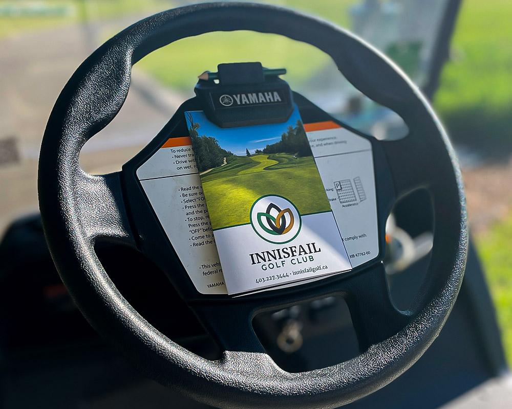 Graphic Design | Scorecard Design | Innisfail Golf Club | Arktos Graphics