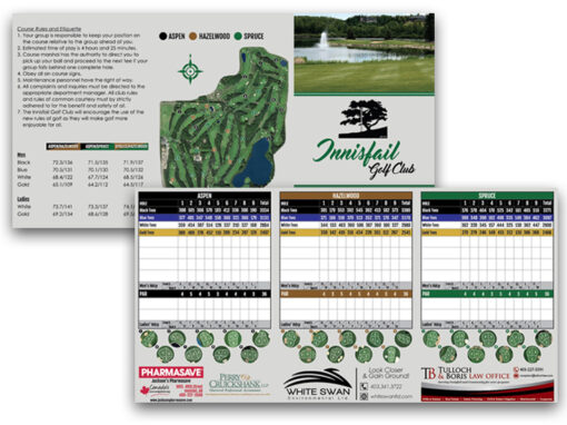 Scorecard Design – Innisfail Golf Club