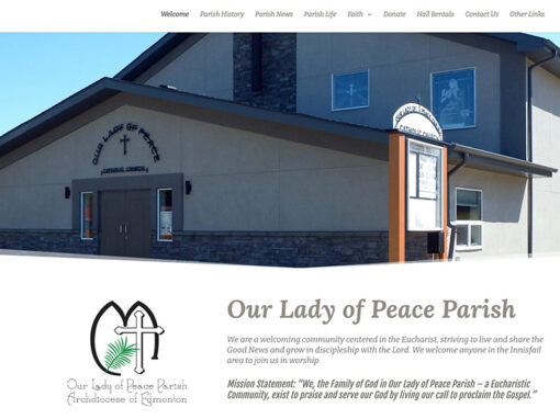 Web Design – Our Lady of Peace
