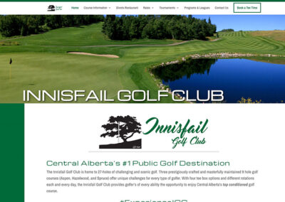 Website Redesign – Innisfail Golf Club