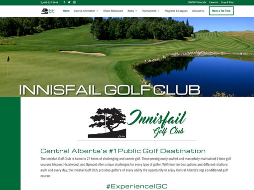 Website Redesign – Innisfail Golf Club