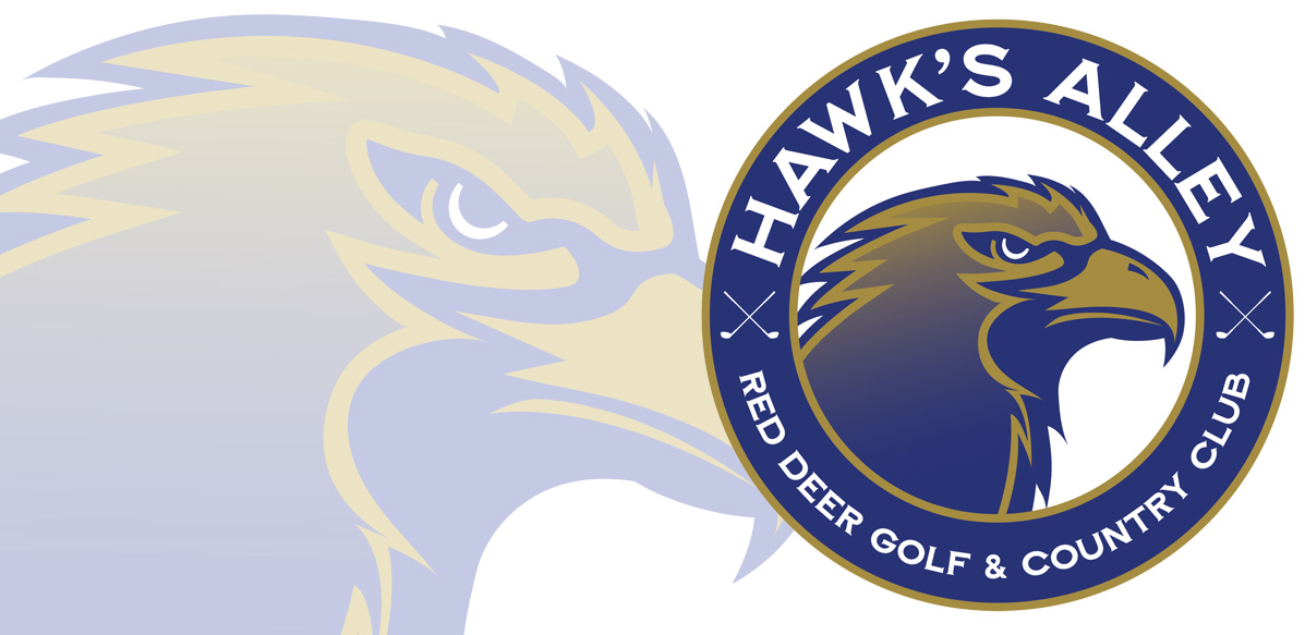 Hawk's Alley - Logo Design - Red Deer, Alberta