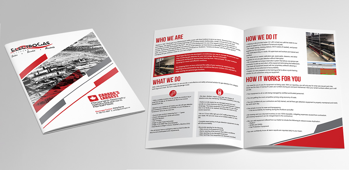 Electrogas - Corporate Profile Brochure Design - Graphic Design - Arktos Graphics