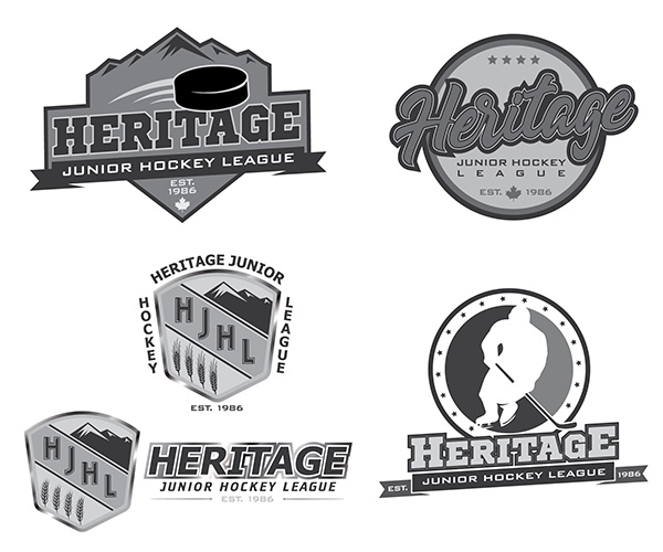 Logo Design - Heritage Junior Hockey League - Arktos Graphics