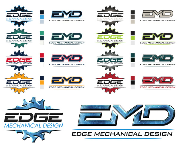 Logo Design - Edge Mechanical Design - Arktos Graphics