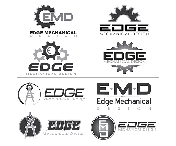 Logo Design - Edge Mechanical Design - Arktos Graphics