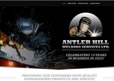 Website Design – Antler Hill Welding