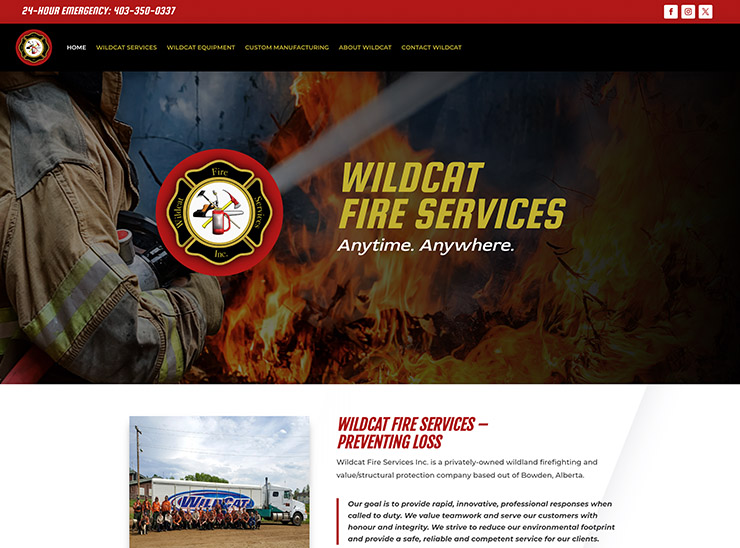 Web Design | Wildcat Fire Services