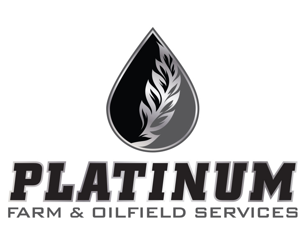 Logo Design - Platinum Farm & Oilfield Services - Arktos Graphics - Red Deer, Alberta