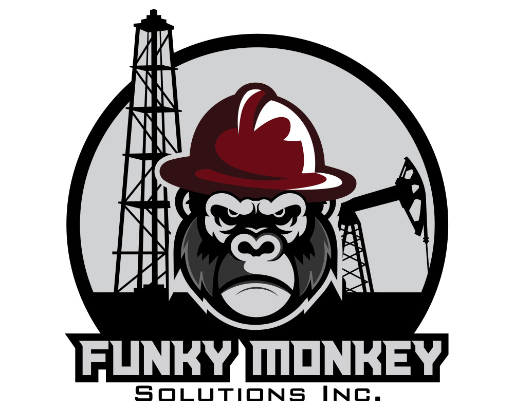 Logo Design - Funky Monkey Solutions - Arktos Graphics - Red Deer, Alberta