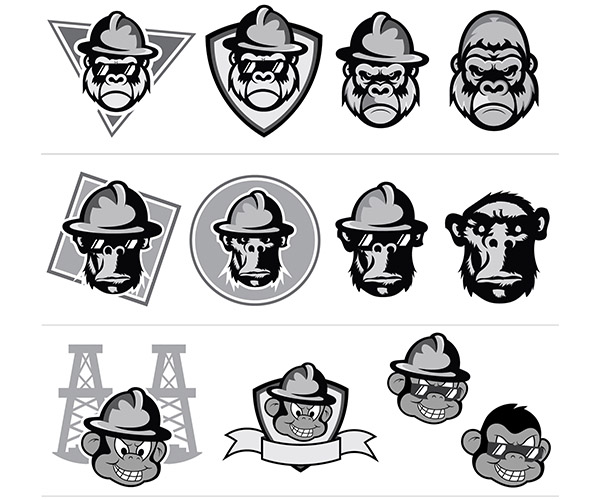 Logo Design - Funky Monkey Solutions - Arktos Graphics - Red Deer, Alberta