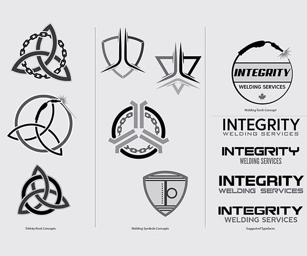 Logo Design - Integrity Welding Services - Arktos Graphics - Red Deer, Alberta