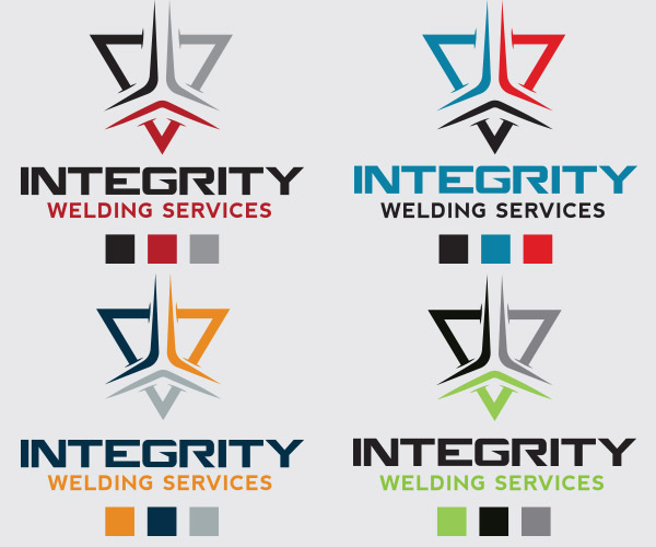 Logo Design - Integrity Welding Services - Arktos Graphics - Red Deer, Alberta