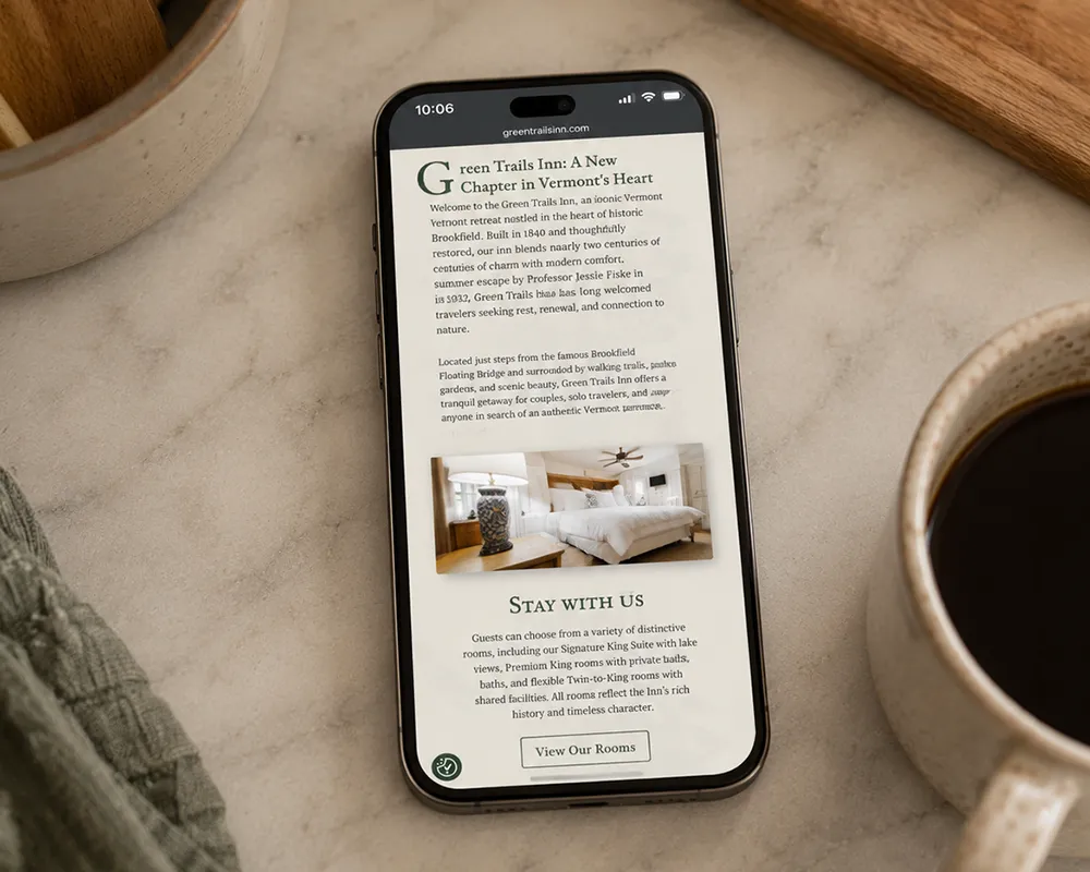 Web-Design-Green-Trails-Inn-Arktos-Mobile Web Design | Green Trails Inn - Arktos Graphics - Red Deer, Alberta